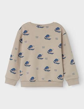 Sudadera Name it Play Beige Para Niño