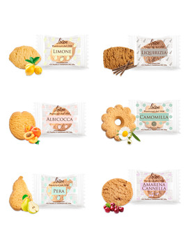 Galletas en lata Loison – Selección Limón, Albaricoque, Pera, Manzanilla, Canela Cereza y Regaliz