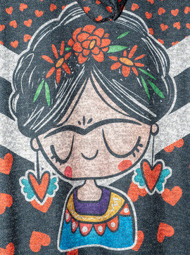 Vestido Sudadera Estampada - Frida