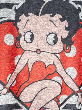 Sudadera Estampada Over Size - Betty Boop