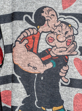 Sudadera Estampada Over Size - Olivia y Popeye