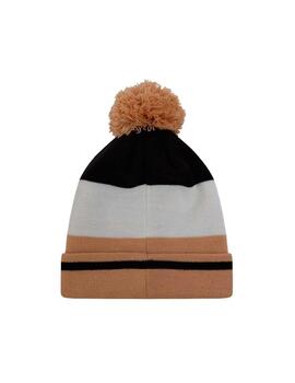 Gorro Ellesse Zando Pom Pom Beige/Bco/Negro Mujer