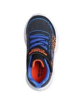 Zapatillas Skechers S-Lights Vortex Z Neg/Mlt Niño