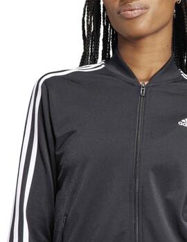 Chandal Adidas W 3S TR TS Negro/Blanco Mujer