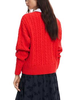 Jersey Desigual Exeter Rojo Mujer