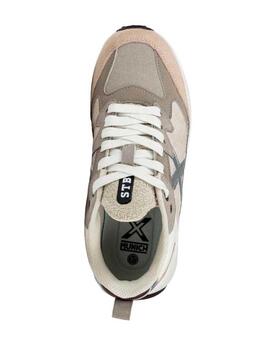 Zapatillas Munich Tip WMN 46 Beige/Gris Mujer