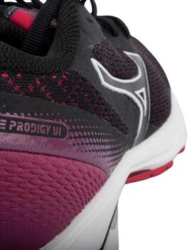 Zapatillas Mizuno Wave Prodigy WOS Ngr/Rosa Mujer