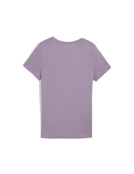 Camiseta Puma ESS Logo Morado Niña