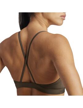 Top Adidas Aerct BL Bra Verde Mujer